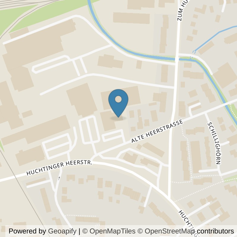 Map: location of VIVA Fitness Bremen Huchting in Bremen-Huchting