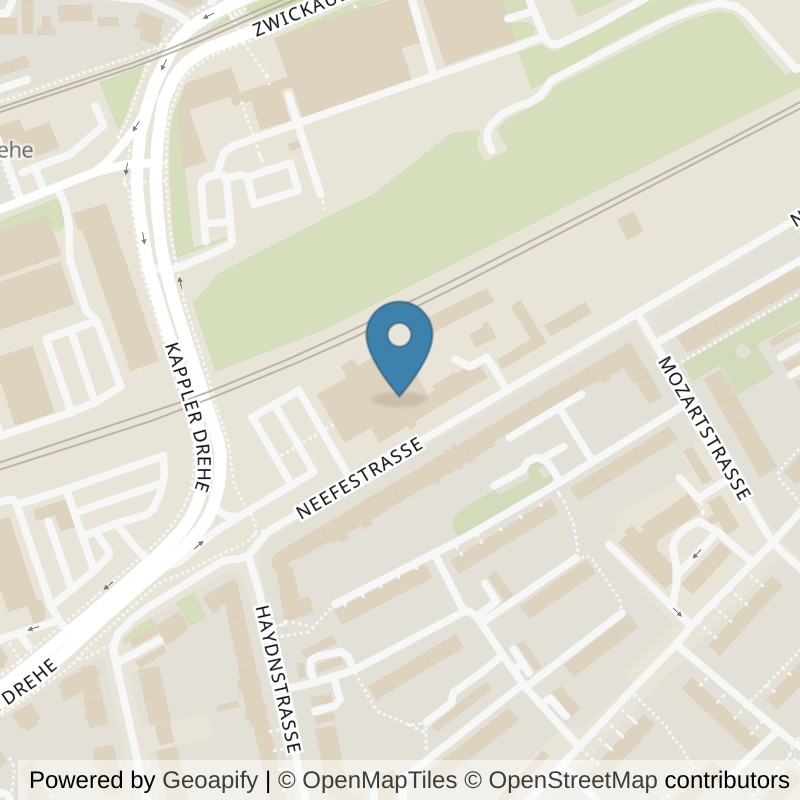 Map: location of VIVA Fitness Chemnitz in Chemnitz