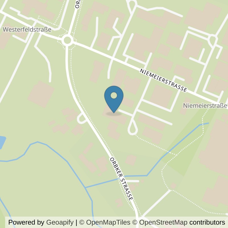 Map: location of VIVA Fitness Detmold in Detmold
