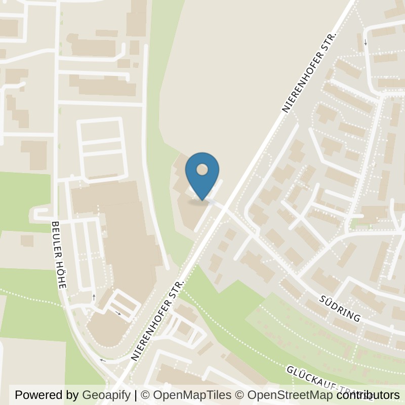 Map: location of VIVA Fitness Hattingen in Hattingen