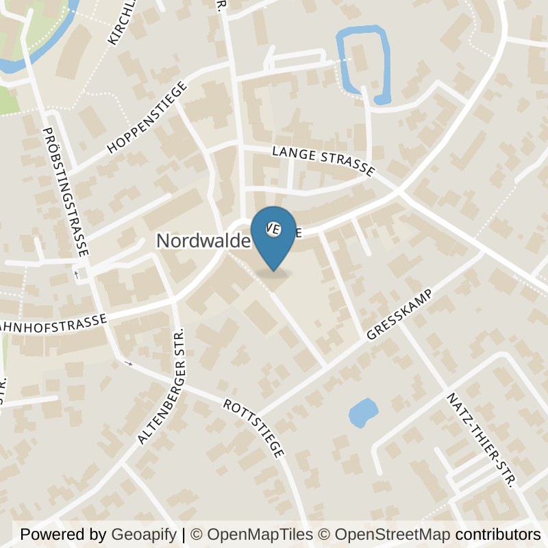 Map: location of VIVA Fitness Nordwalde in Nordwalde