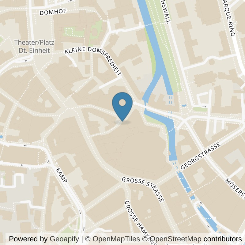 Map: location of VIVA Fitness Osnabrück in Osnabrück