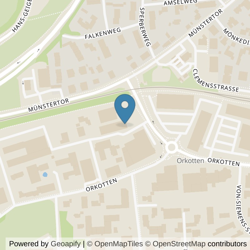 Map: location of VIVA Fitness Telgte in Telgte