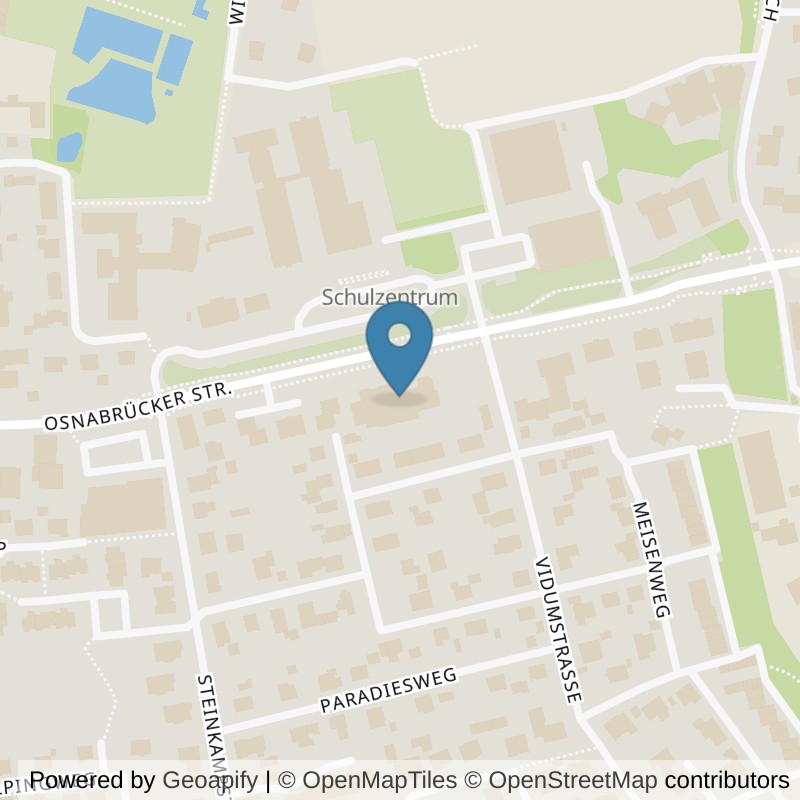 Map: location of VIVA Fitness Westerkappeln in Westerkappeln