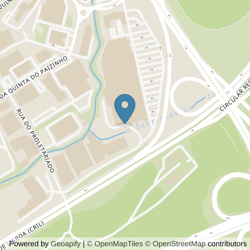 Map: location of VivaGym Alfragide Zona Comercial in Carnaxide