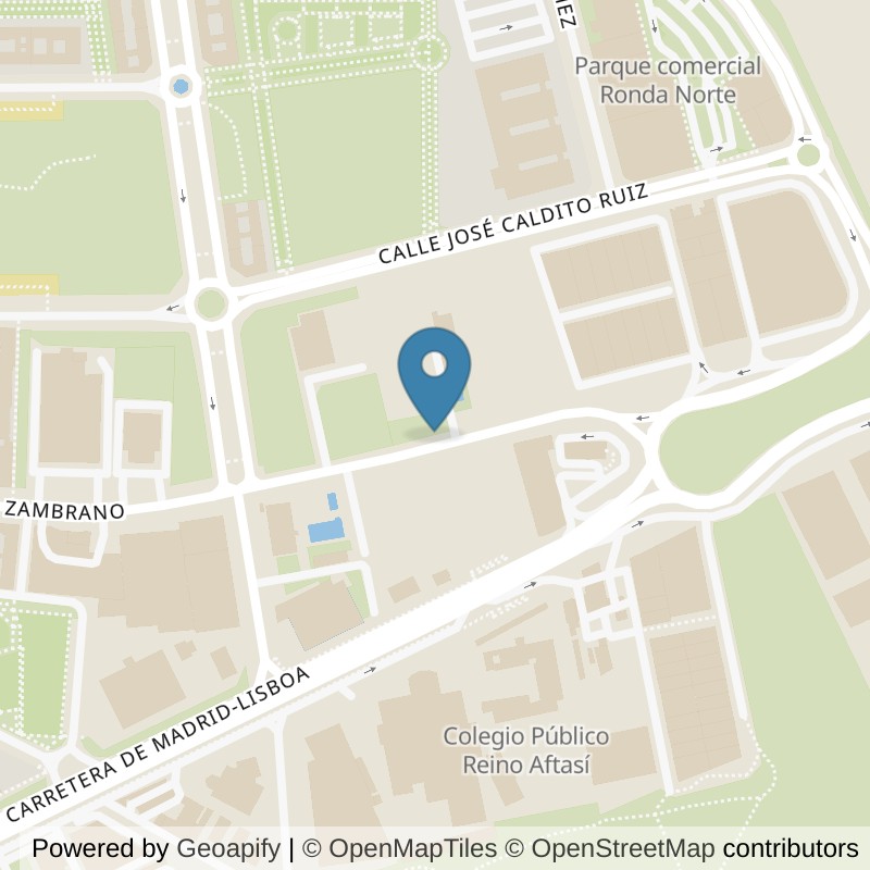 Map: location of VivaGym Badajoz San Roque in Badajoz