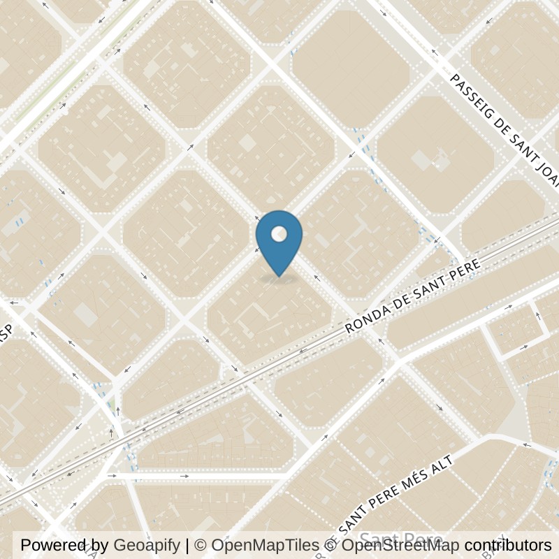 Map: location of VivaGym Barcelona Arc de Triomf in Barcelona
