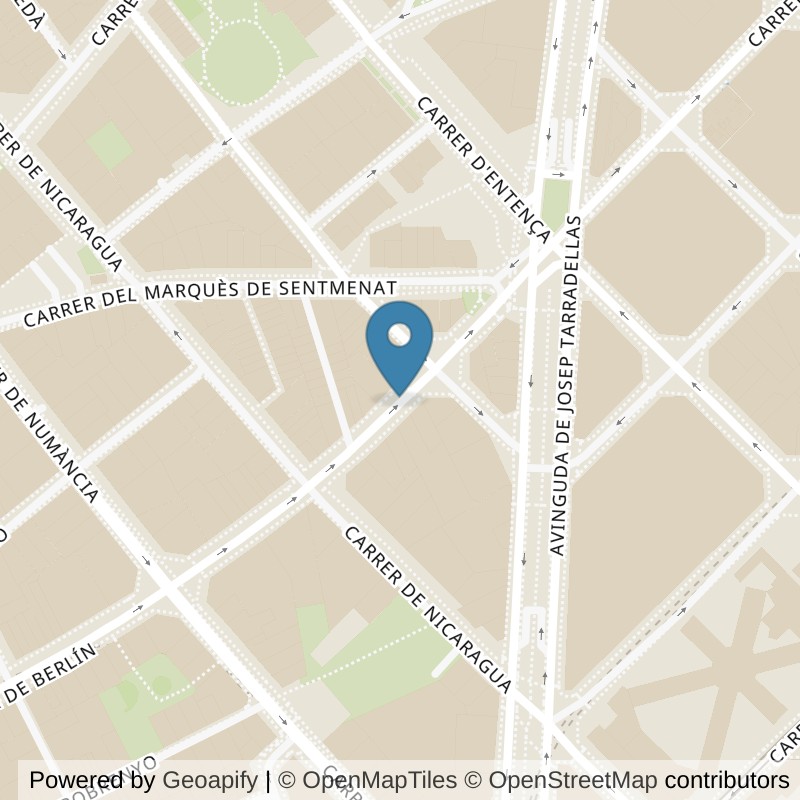 Map: location of VivaGym Barcelona Berlín in Barcelona
