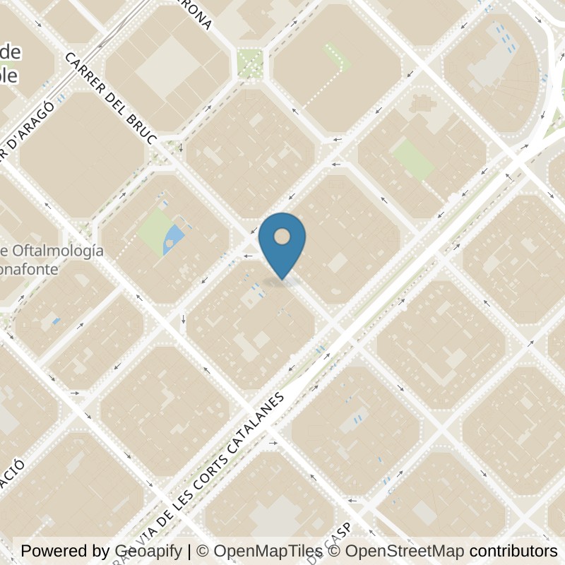 Map: location of VivaGym Barcelona Bruc in Barcelona