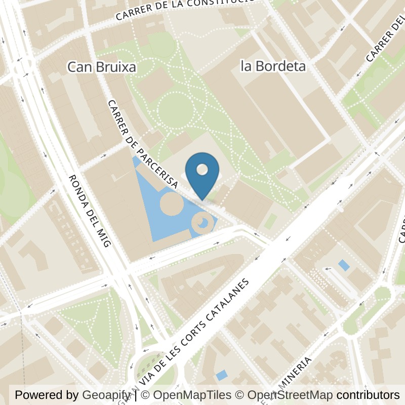 Map: location of VivaGym Barcelona Magoria in Barcelona