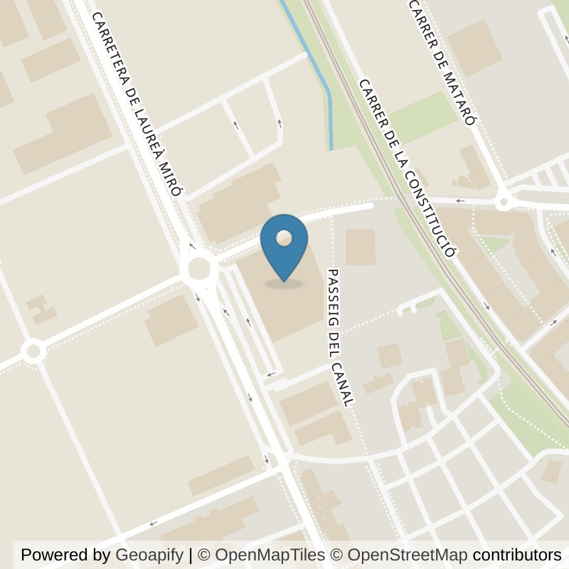 Map: location of VivaGym Barcelona Sant Feliu in Barcelona