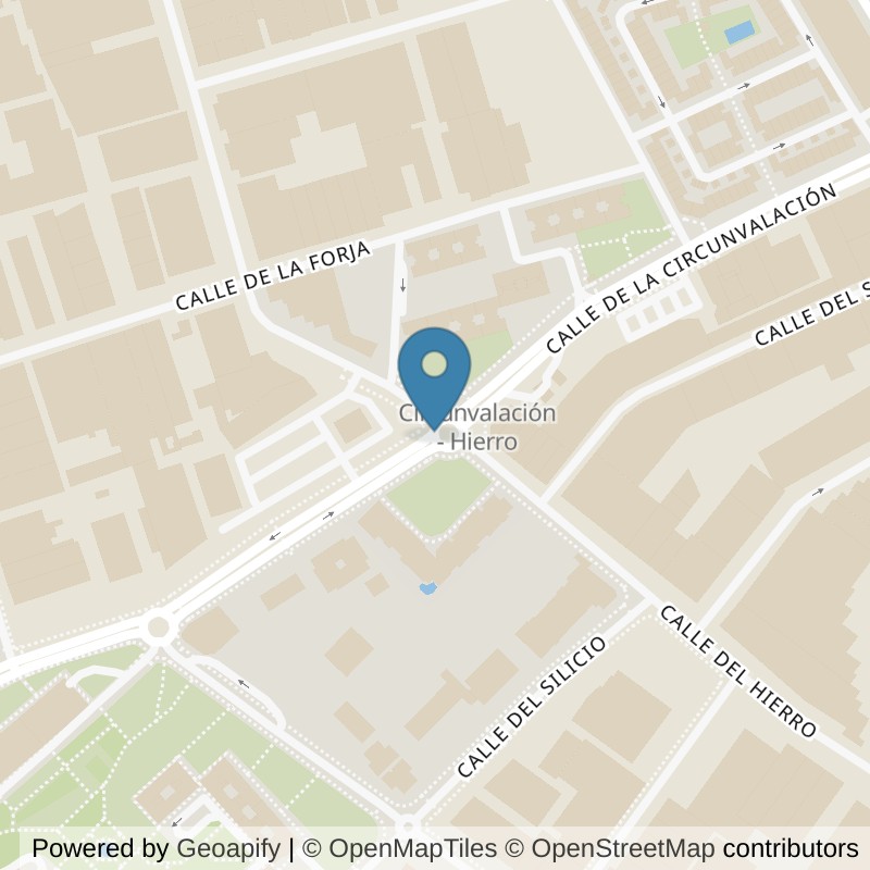 Map: location of VivaGym Barrio De El Castillo Torrejón Circunvalación in Barrio De El Castillo