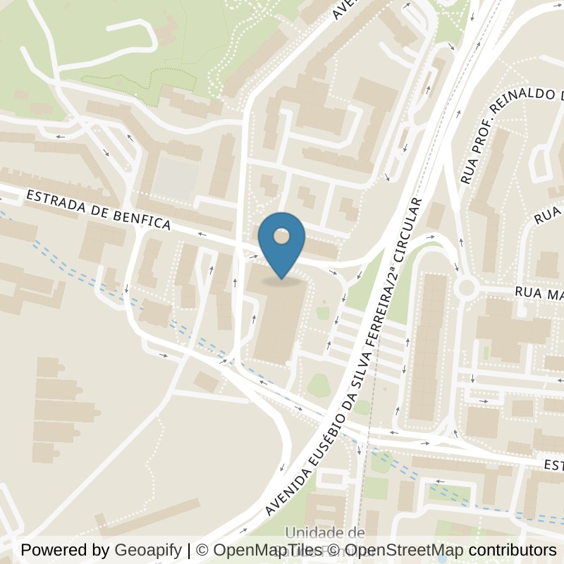Map: location of VivaGym Benfica in Lisboa