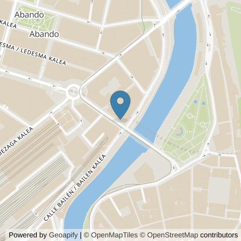 Map: location of VivaGym Bilbao Abando in Bilbao
