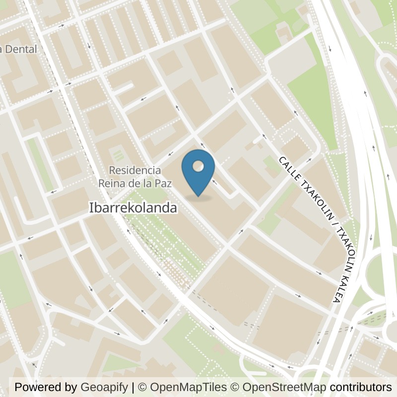 Map: location of VivaGym Bilbao Sarriko in Bilbao