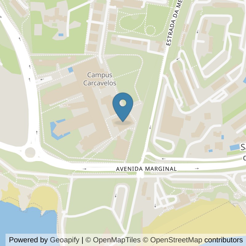 Map: location of VivaGym Carcavelos in Carcavelos