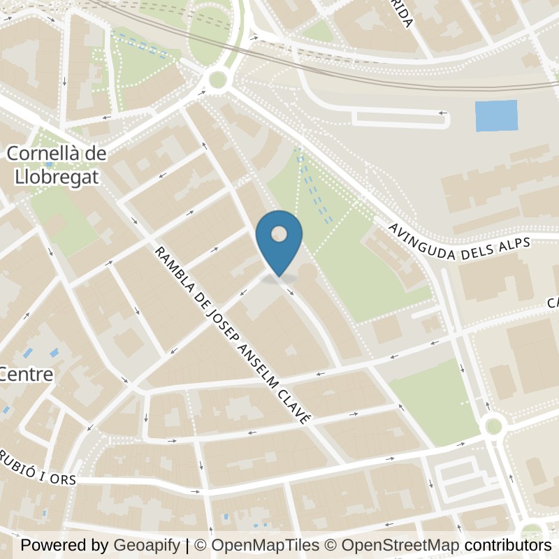 Map: location of VivaGym Cornella De Llobregat Cornellà in Cornella de Llobregat