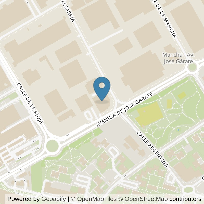 Map: location of VivaGym Coslada José Garate in Coslada