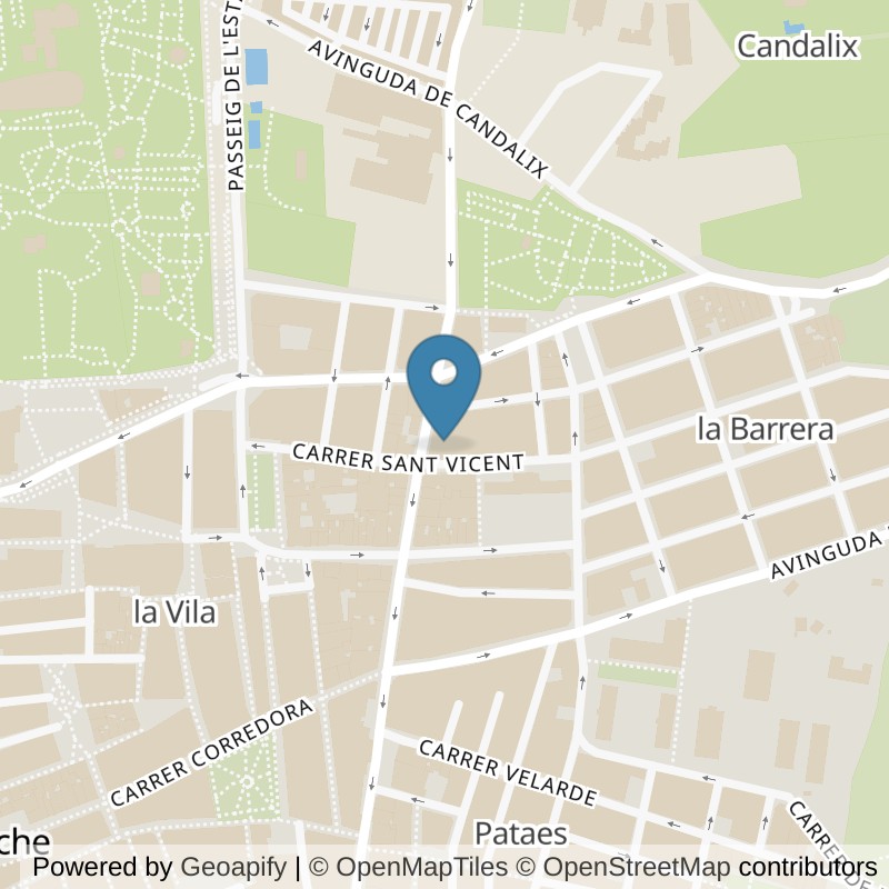 Map: location of VivaGym Elche Santa Lucía in Elche