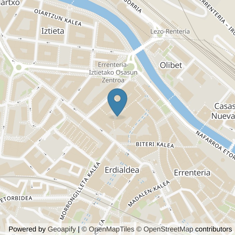 Map: location of VivaGym Errenteria Niessen in Errenteria
