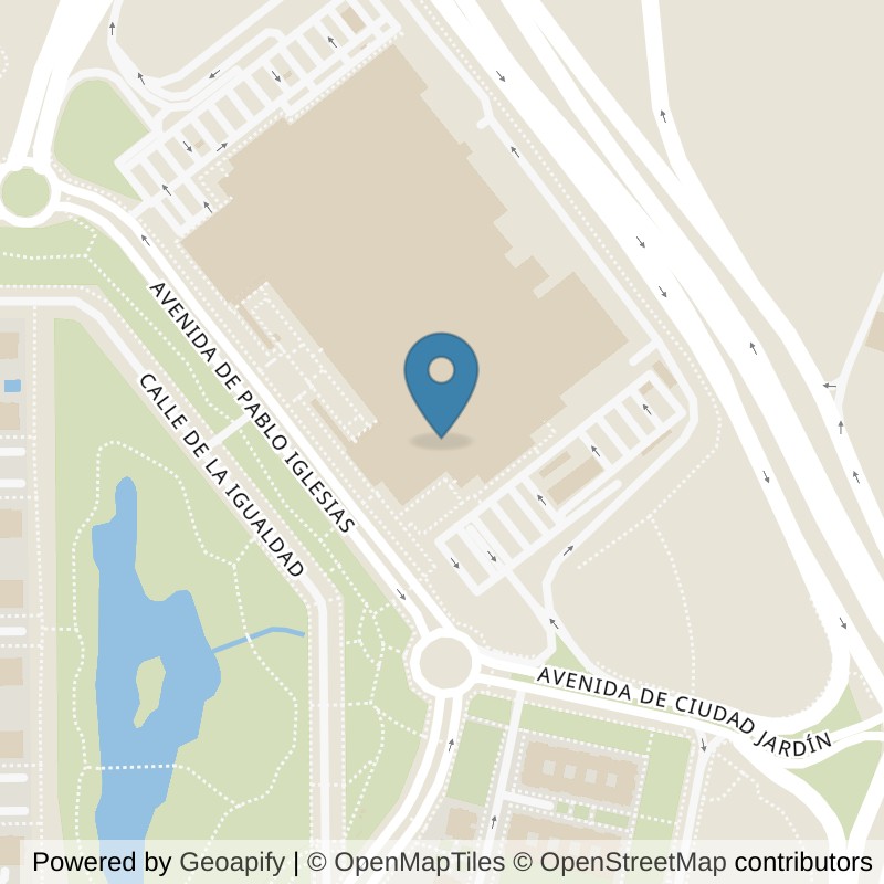 Map: location of VivaGym Fuenlabrada Fuenlabrada Loranca in Fuenlabrada