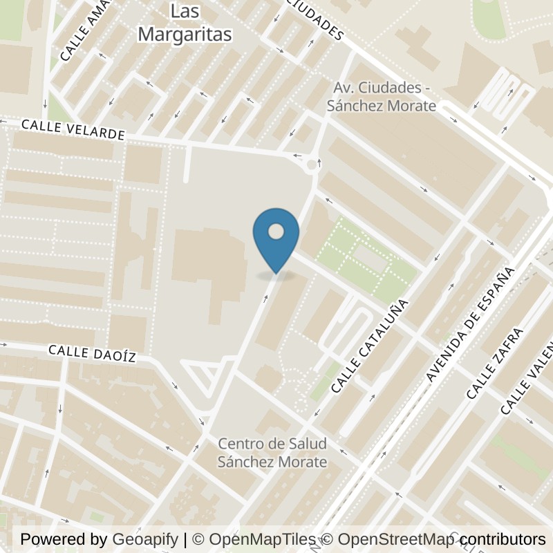 Map: location of VivaGym Getafe Getafe Universidad in Getafe