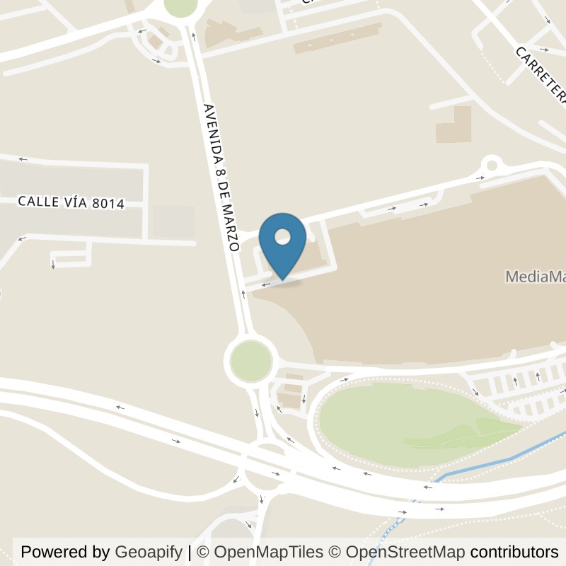 Map: location of VivaGym Las Las Palmas De G.C. Majadillas Alisios in Las Las Palmas De G.C. Majadillas