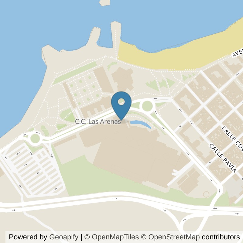 Map: location of VivaGym Las Palmas de Gran Canaria Las Arenas in Las Palmas de Gran Canaria