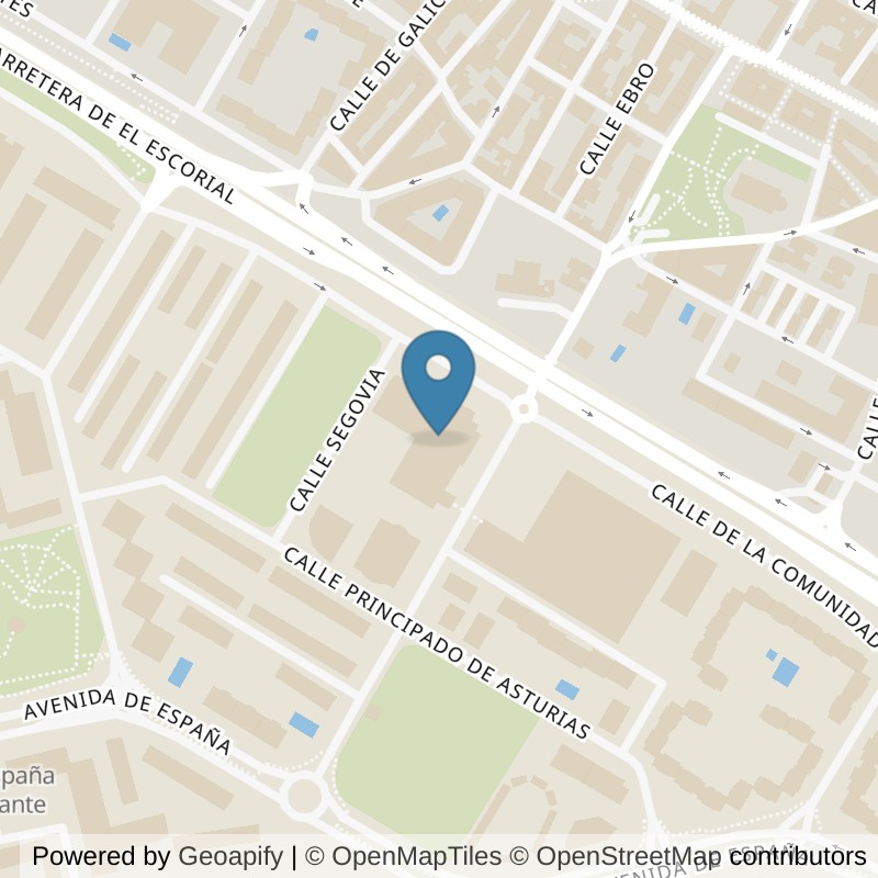 Map: location of VivaGym Las Rozas de Madrid Las Rozas Burgo in Las Rozas de Madrid
