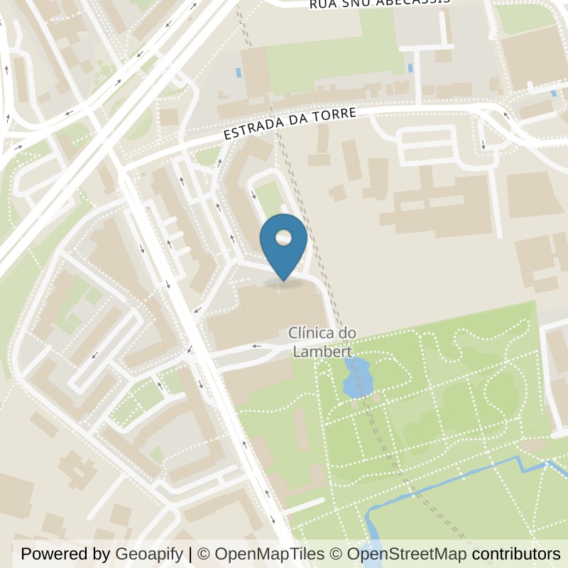 Map: location of VivaGym Lumiar in Lisboa