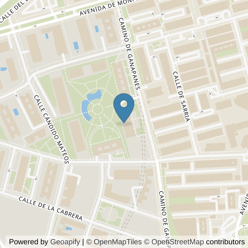 Map: location of VivaGym Madrid Barrio Del Pilar in Madrid