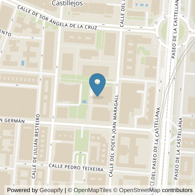 Map: location of VivaGym Madrid Castellana in Madrid