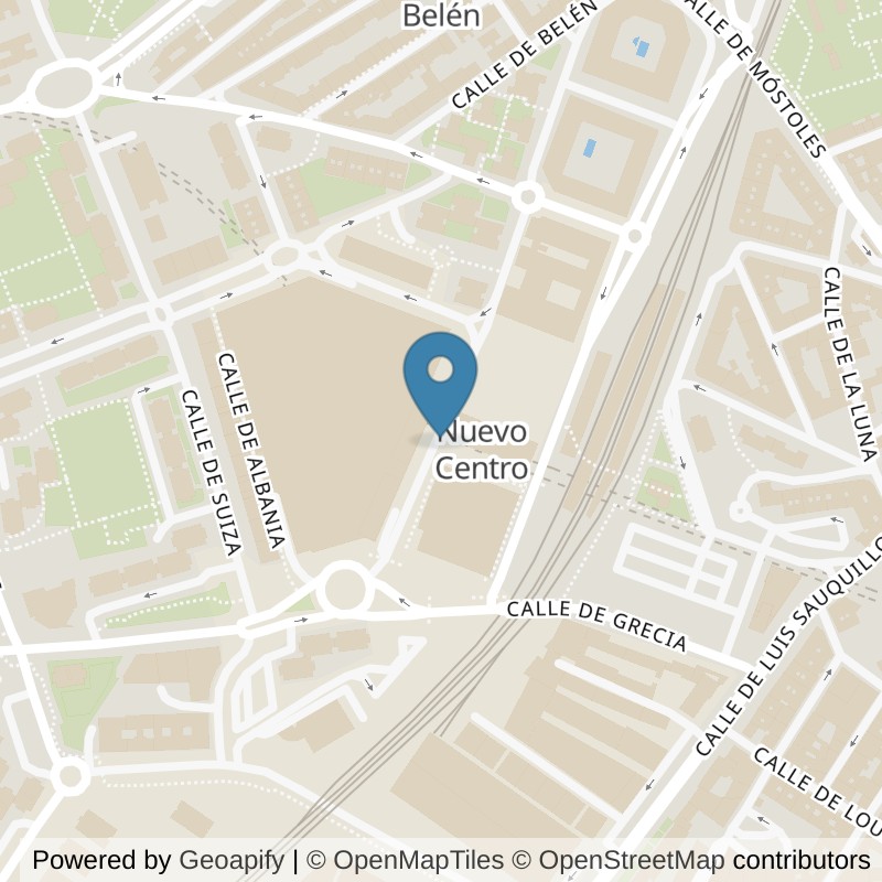 Map: location of VivaGym Madrid Fuenlabrada Central in Madrid