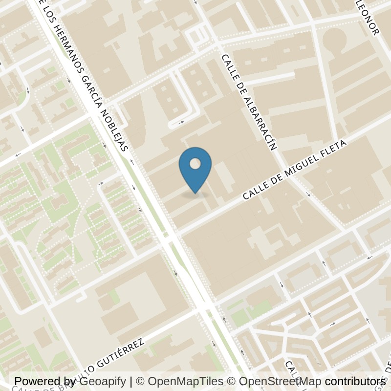 Map: location of VivaGym Madrid Ciudad Lineal in Madrid