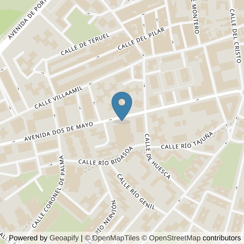 Map: location of VivaGym Madrid Móstoles Dos de Mayo in Madrid