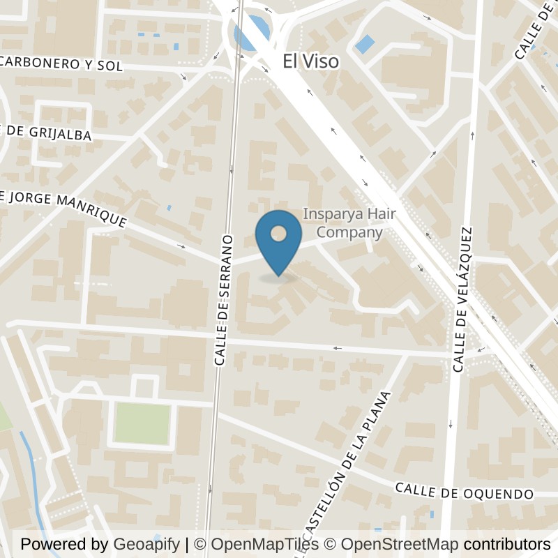 Map: location of VivaGym Madrid Estudiantes in Madrid
