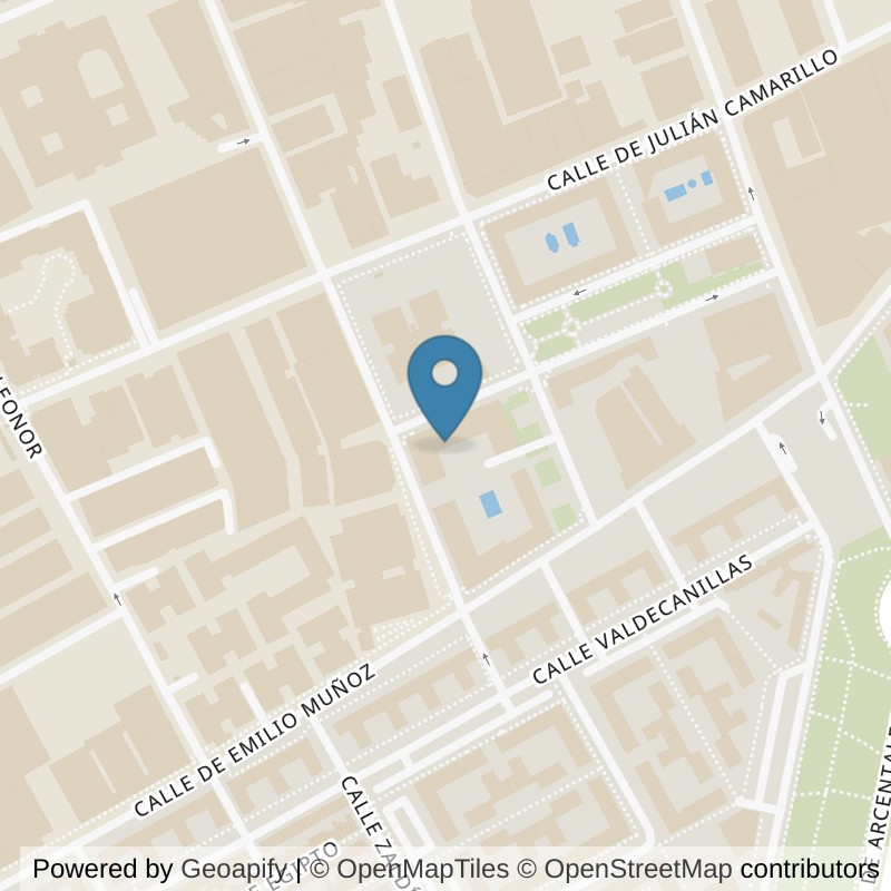 Map: location of VivaGym Madrid Julián Camarillo in Madrid