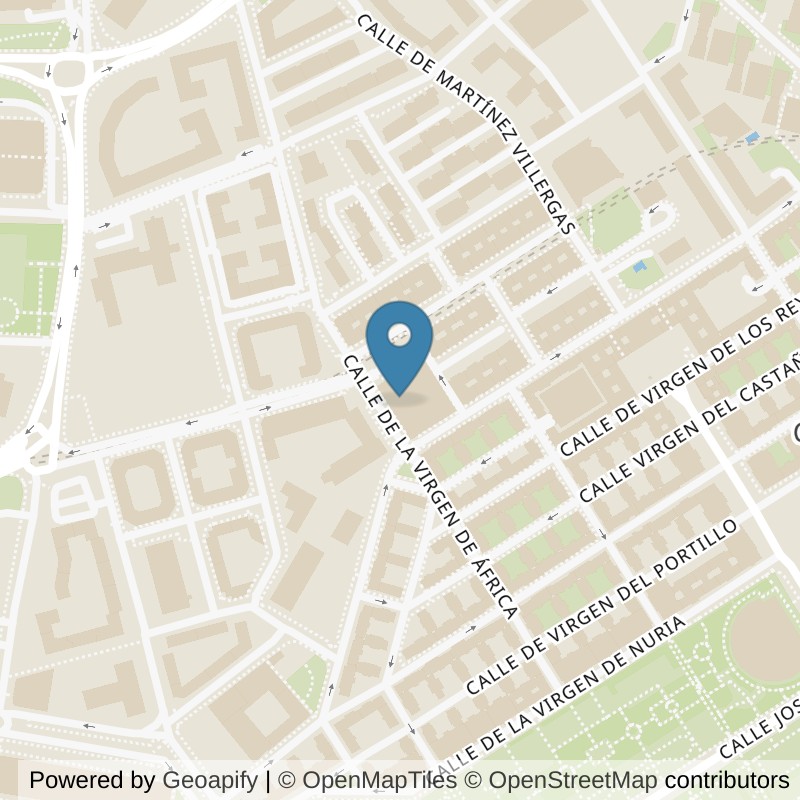 Map: location of VivaGym Madrid La Concepción in Madrid