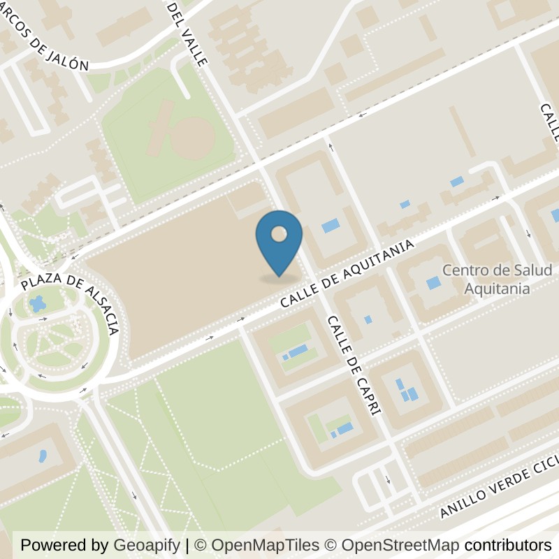 Map: location of VivaGym Madrid Las Rosas in Madrid