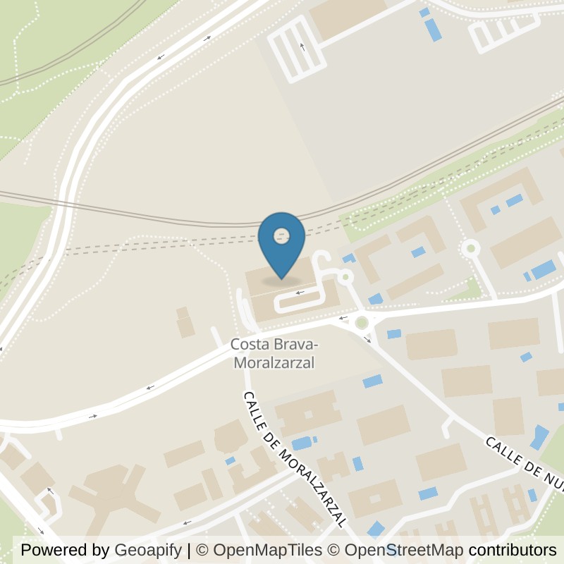 Map: location of VivaGym Madrid Mirasierra in Madrid