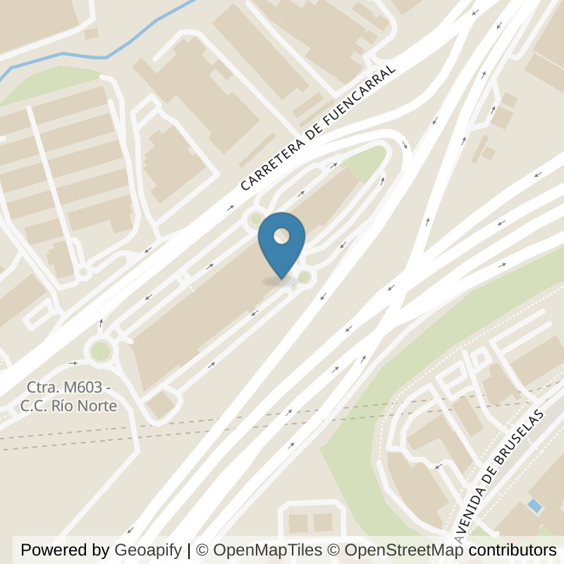 Map: location of VivaGym Madrid Alcobendas Río Norte in Madrid