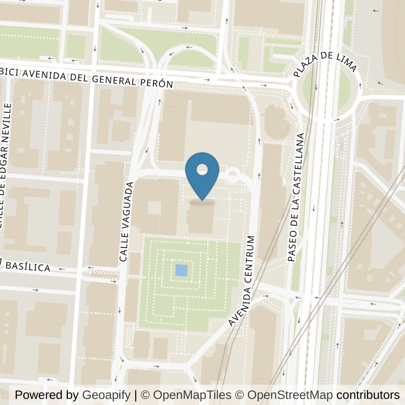 Map: location of VivaGym Madrid Torre Picasso in Madrid