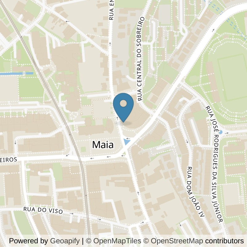 Map: location of VivaGym Maia in Maia