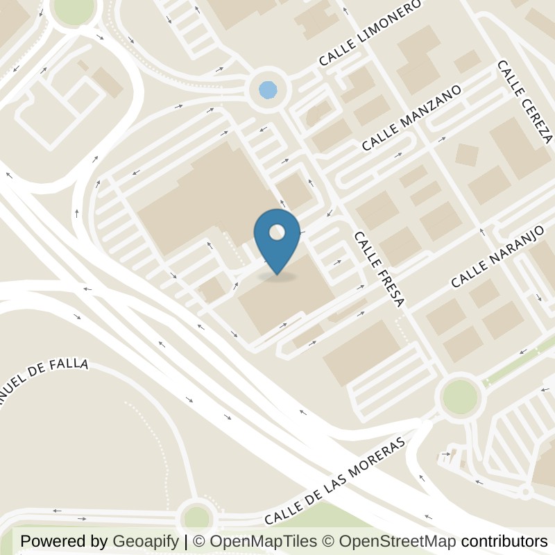 Map: location of VivaGym Majadahonda Equinoccio in Majadahonda