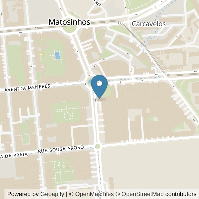Map: location of VivaGym Matosinhos in Matosinhos