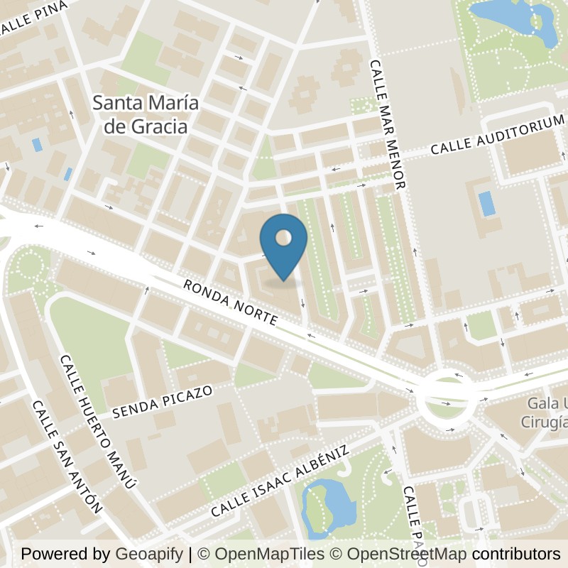 Map: location of VivaGym Murcia Ronda Norte - Murcia in Murcia