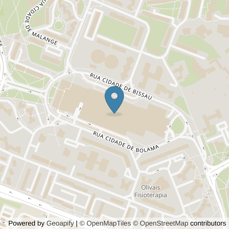 Map: location of VivaGym Olivais in Lisboa