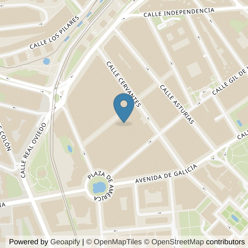 Map: location of VivaGym Oviedo Oviedo Centro in Oviedo