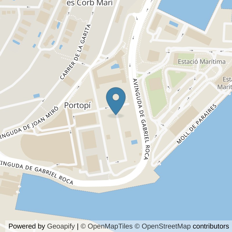 Map: location of VivaGym Palma de Mallorca Porto Pi in Palma de Mallorca