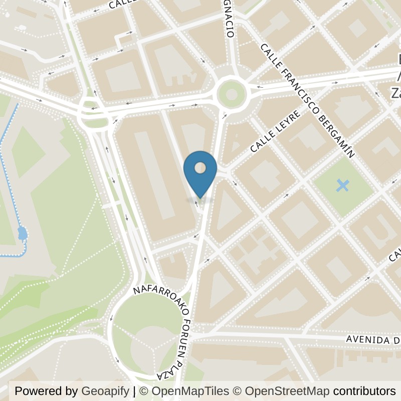 Map: location of VivaGym Pamplona Estación in Pamplona